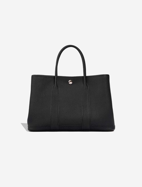 Hermès Garden Party 30 Veau Négonda Black Front | Sell your designer bag