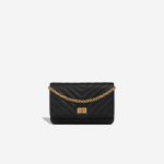 Chanel 2.55 Reissue Wallet On Chain Calf Black Front | Sell your designer bag