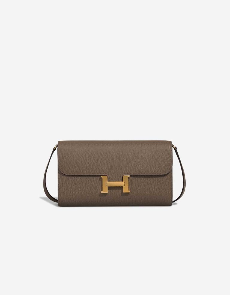 Hermès Constance To Go Epsom Gris Étain Front | Sell your designer bag
