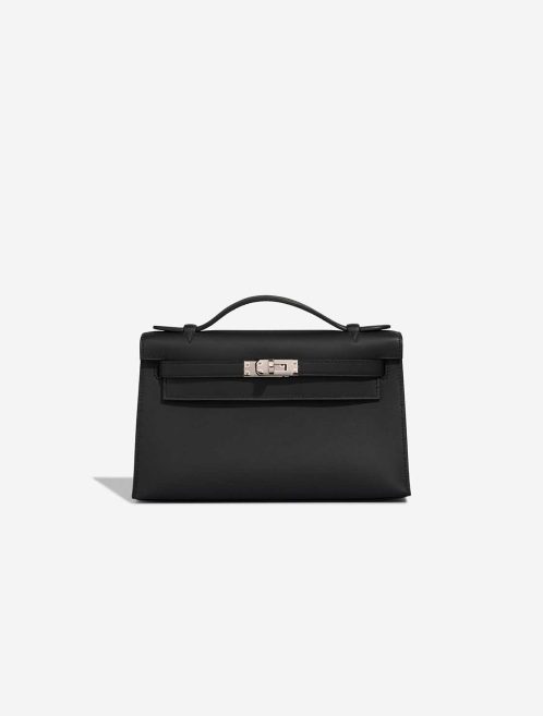 Hermès Kelly Pochette Swift Black Front | Sell your designer bag