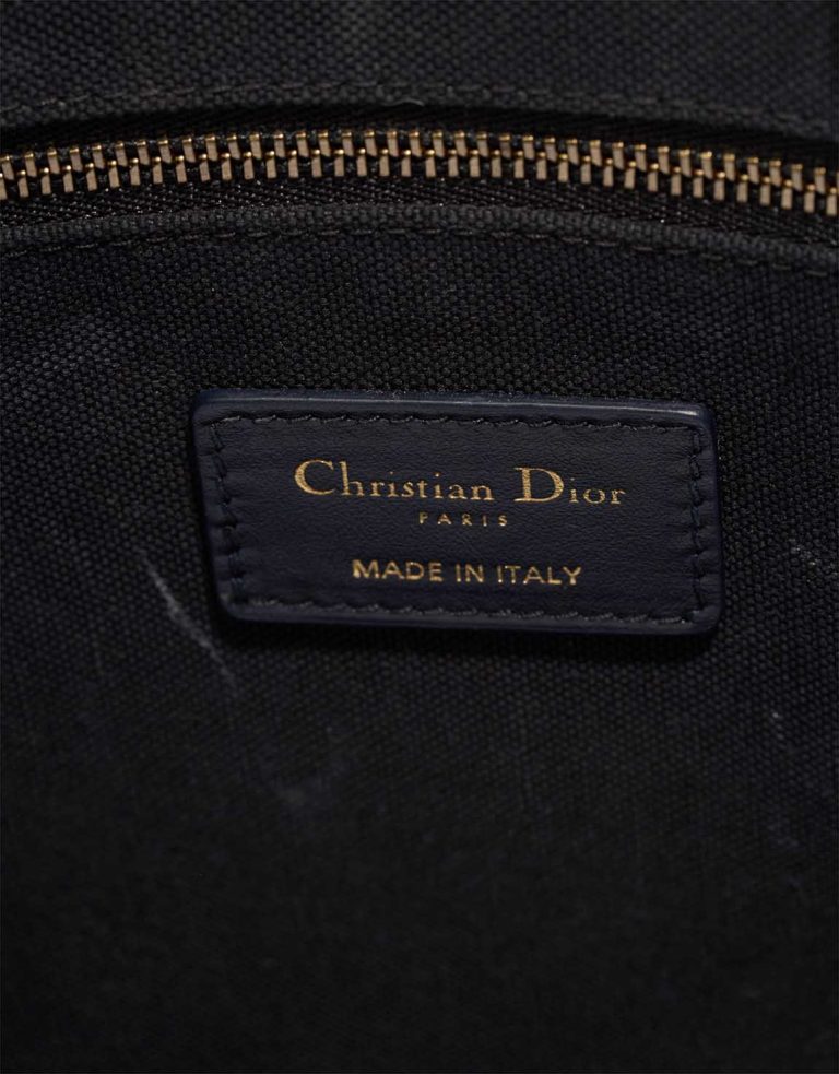 Dior Book Tote Small Calf / Oblique Jacquard Blue | SACLÀB