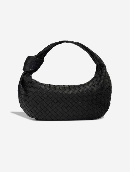 Bottega Veneta Jodie Medium Calf Black Front | Sell your designer bag