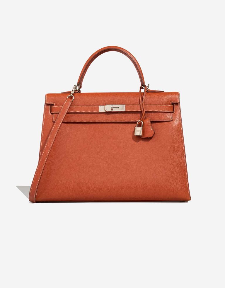 Hermès Kelly 35 Ardennes Terre Battue Front | Sell your designer bag