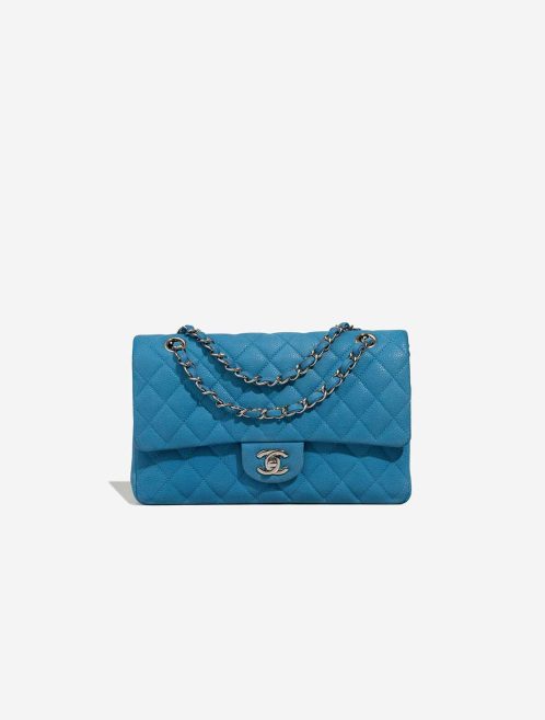 Chanel Timeless Medium Caviar Blue Front | Sell your designer bag