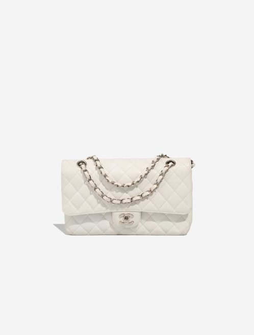 Chanel Timeless Medium Caviar White Front | Sell your designer bag