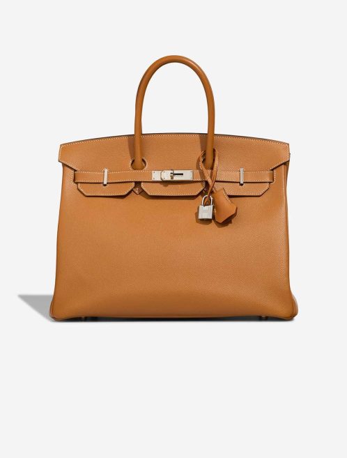 Hermès Birkin 35 Epsom Gold Front | Vendez votre sac de créateur