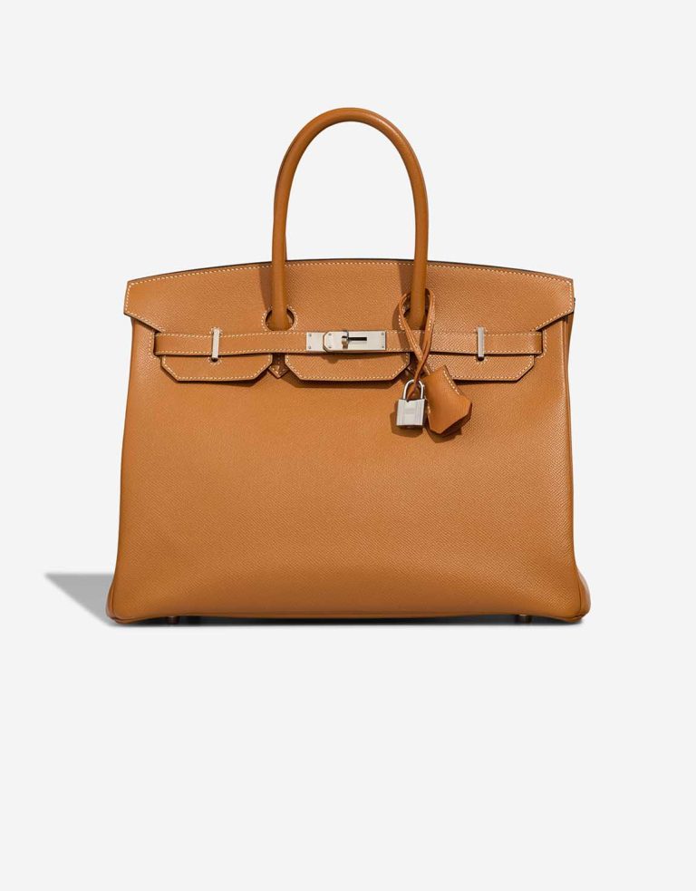 Hermès Birkin 35 Epsom Gold Front | Sell your designer bag