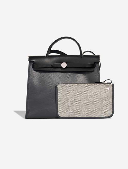 Hermès Herbag 31 Toile H / Vache Hunter Ardoise / Black Front | Sell your designer bag