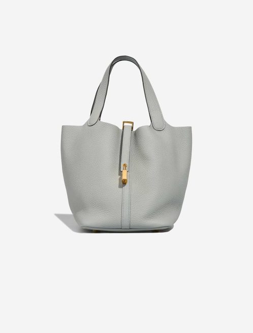 Hermès Picotin 22 Clémence Bleu Glacier Front | Sell your designer bag
