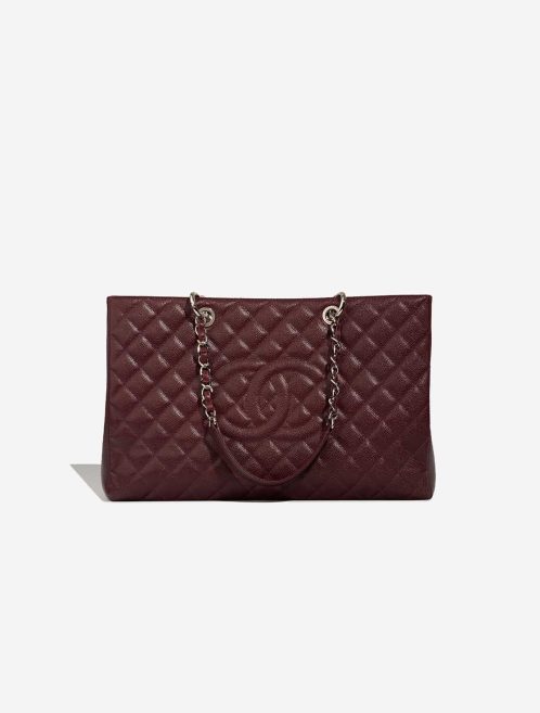 Chanel Shopping Tote GST Caviar Burgundy Front | Sell your designer bag