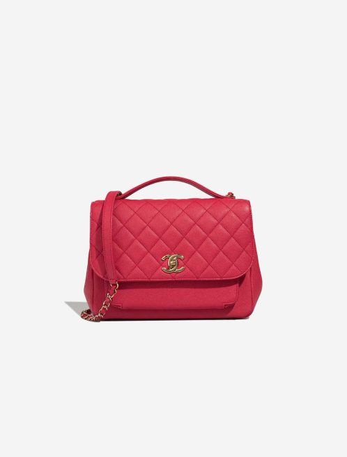 Chanel Business Affinity Large Caviar Framboise Front | Sell your designer bag