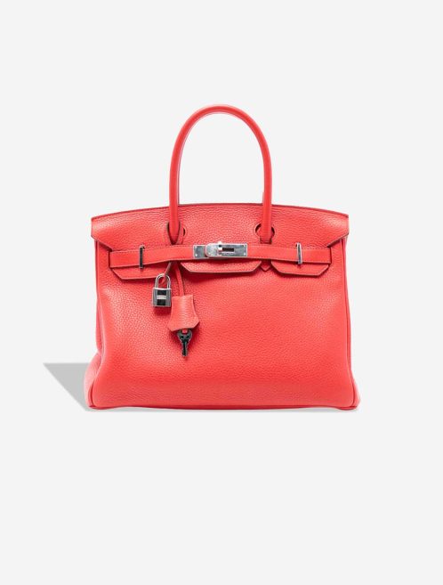 Hermès Birkin 30 Clémence Rouge Pivoine Front | Sell your designer bag