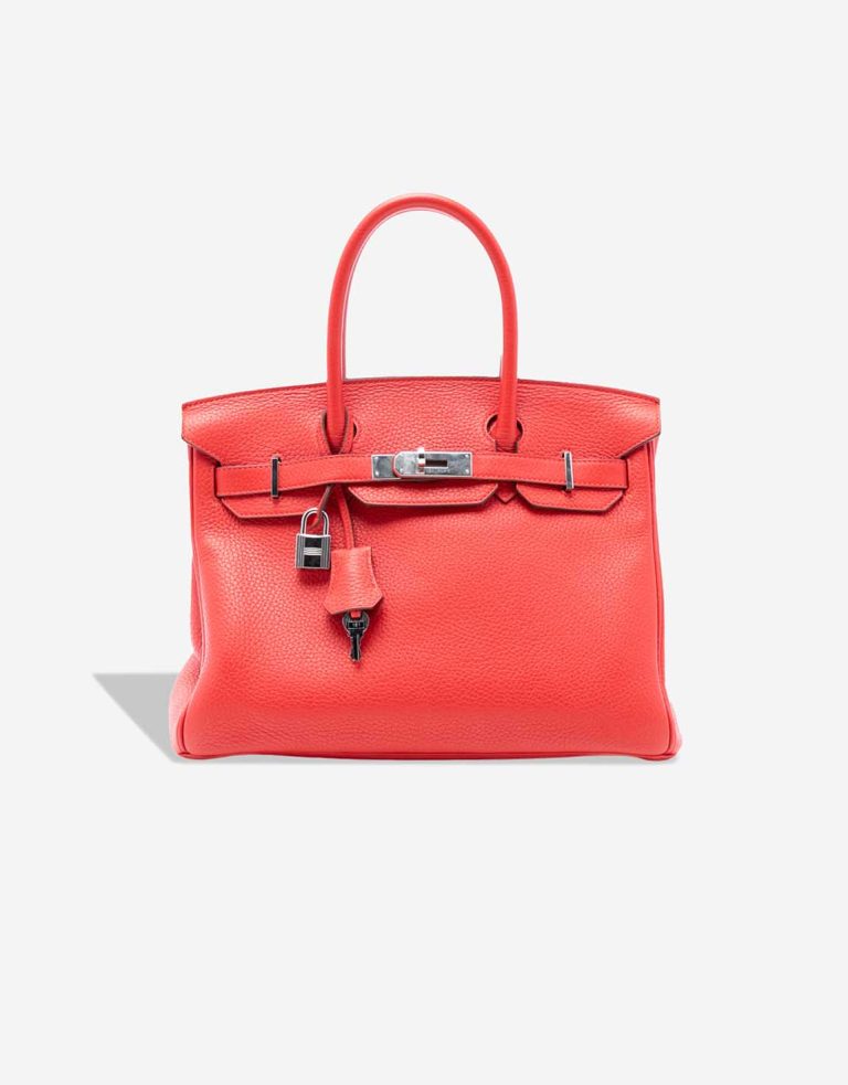 Hermès Birkin 30 Clémence Rouge Pivoine Front | Sell your designer bag
