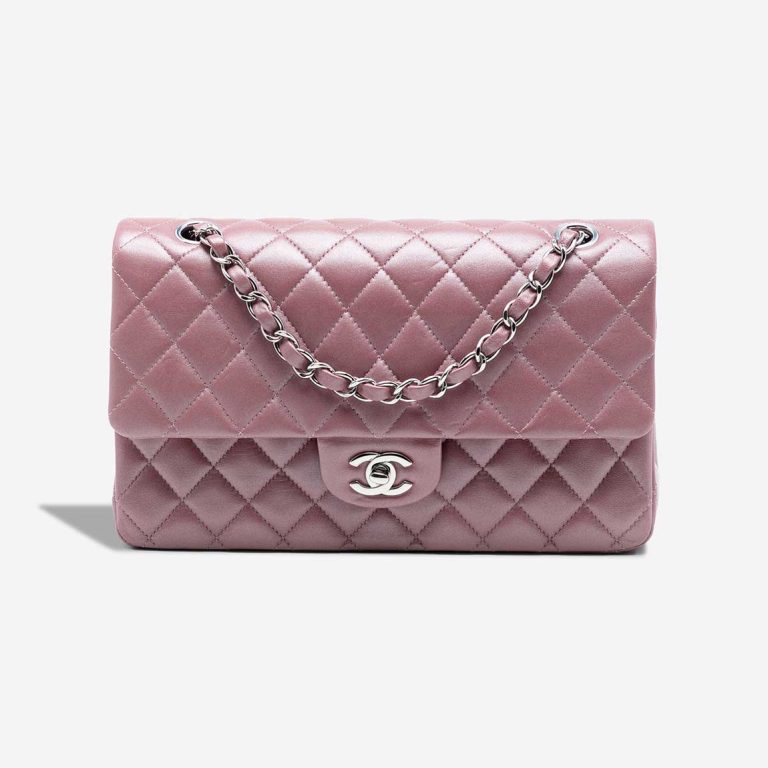 Chanel Timeless Medium Lamb Metallic Rose Gold Front | Sell your designer bag