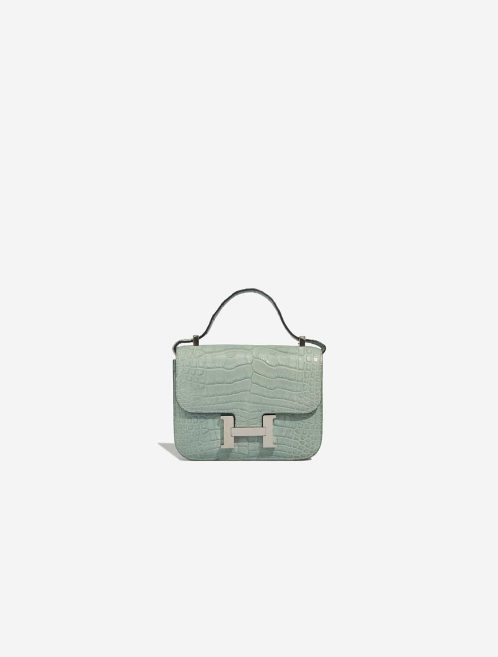 Hermès Constance Micro Matte Alligator Vert d’Eau Front | Sell your designer bag
